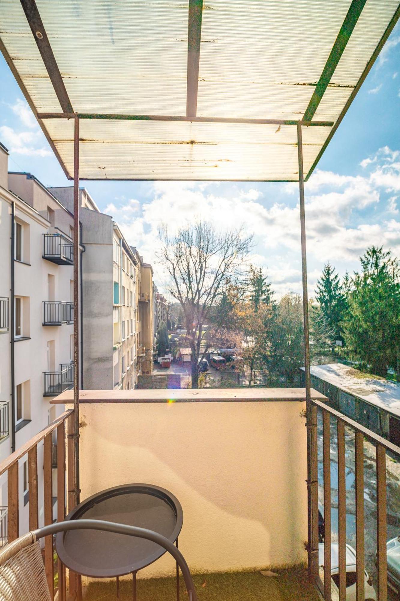 Kazimierz - Balcony, Location Apartment Krakau
