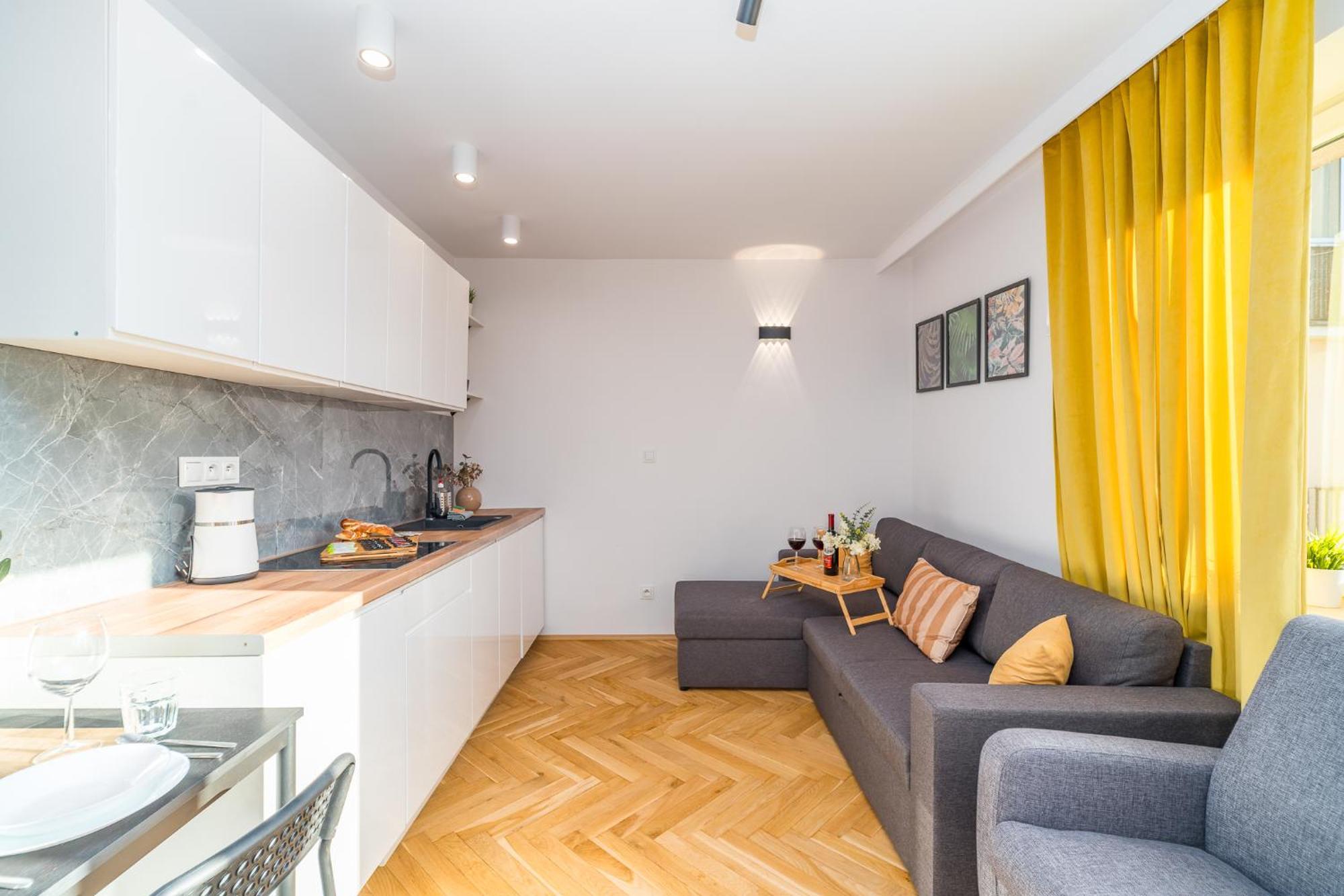 Kazimierz - Balcony, Location Apartment Krakau